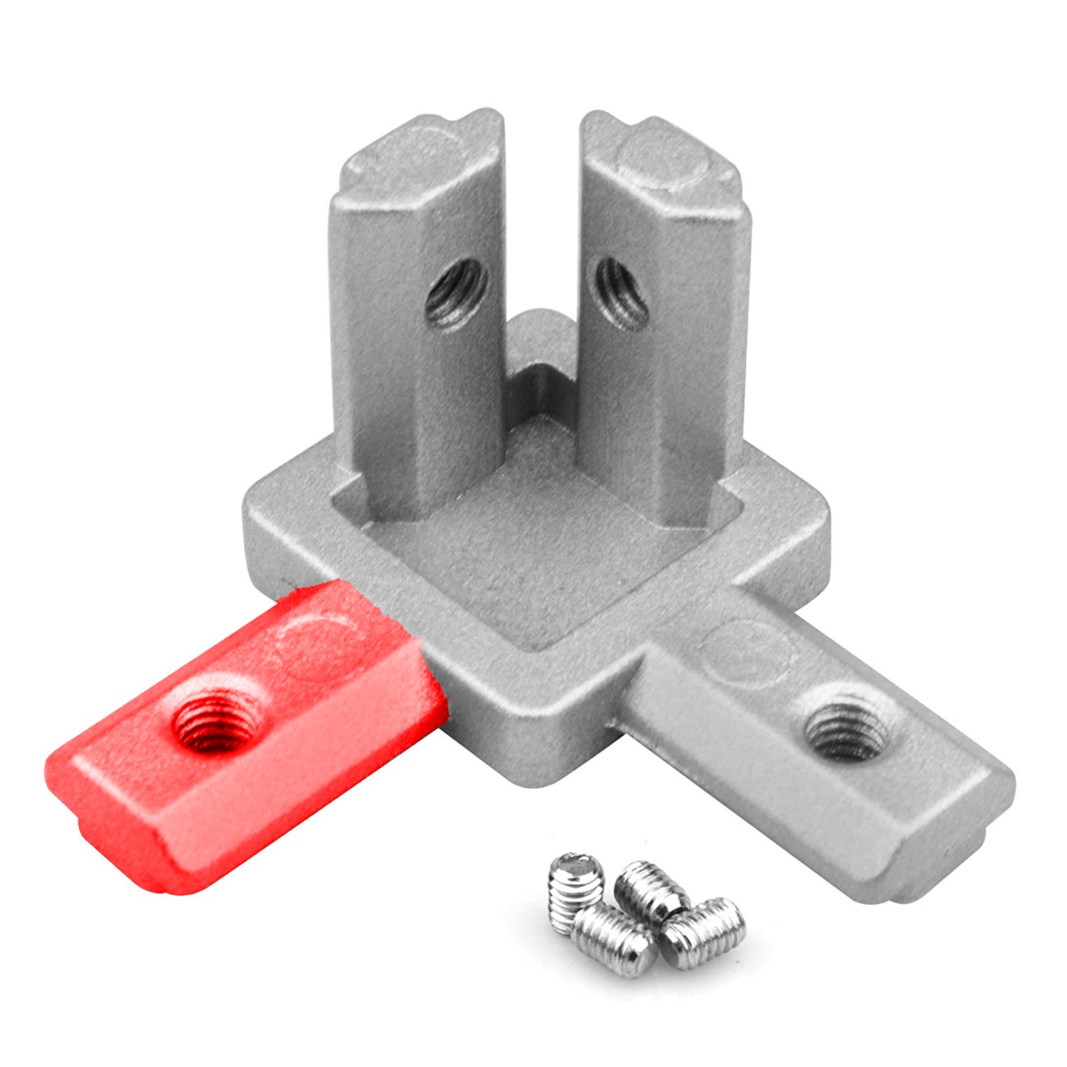 2020 Series 3-Way Corner Brackets Cut Red Leg